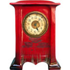 Flamboyant large clock