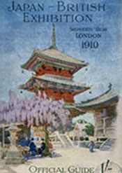 Japan-British exhibition shepherds bush London 1910 official guide cover