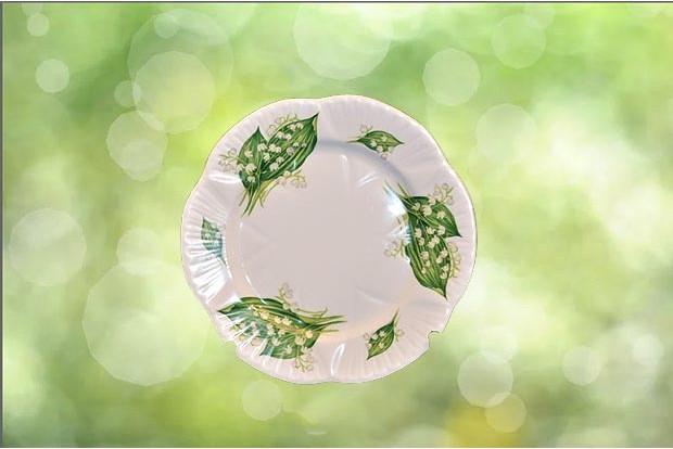 Lily of the Valley plate